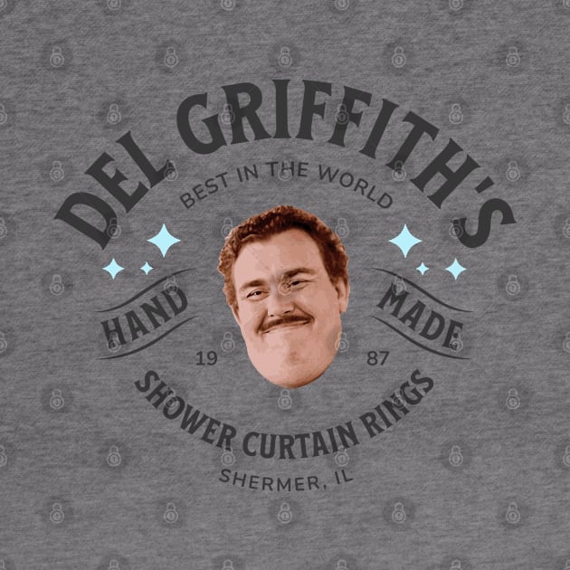 Del Griffith's Shower Curtain Rings - Shermer, IL 1987 by BodinStreet